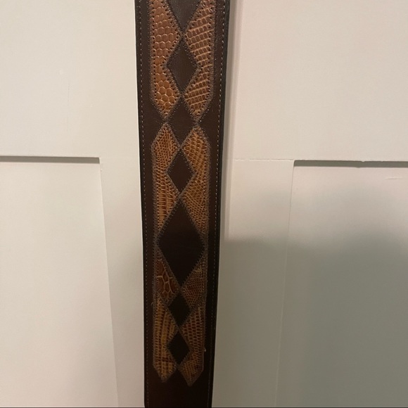 Vintage tony lama size 26 genuine lizard cowboy western belt! - Picture 3 of 6